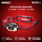 چراغ پیشانی سانری مدل MUYE 2 - Image 9