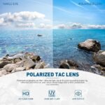 عینک ورزشی کپوو مدل TK95 پلاریزه UV400 - Image 7