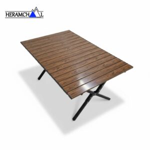 میز کمپینگ هامتو HB202226-1 تاشو با رویه فولاد کربنی